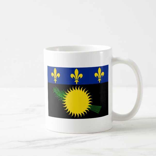 Guadeloupe Flag GP Coffee Mug (Right)