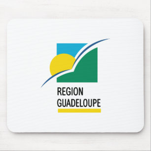 Guadeloupe Flag Mouse Pad