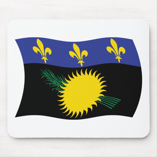 Guadeloupe Flag Mousepad (Front)