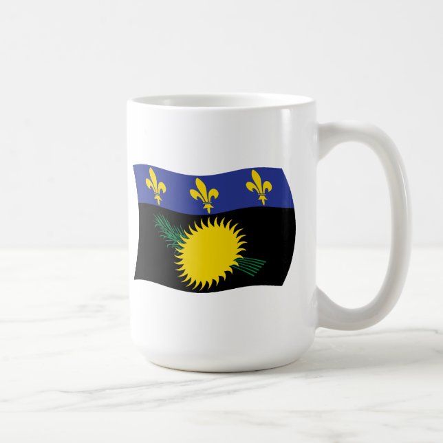 Guadeloupe Flag Mug (Right)