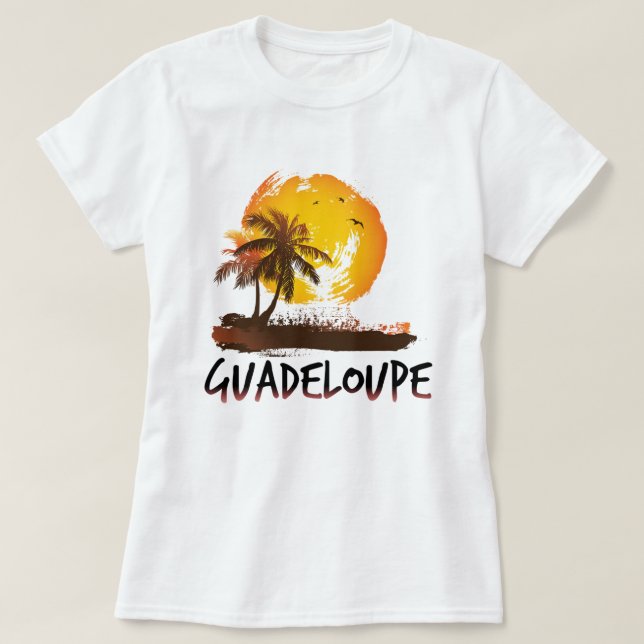 Guadeloupe grunge T-Shirt (Design Front)