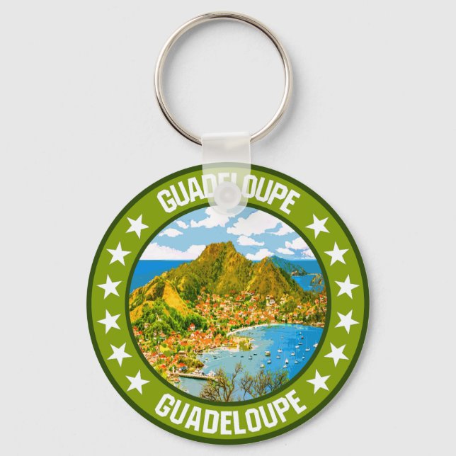 Guadeloupe                                         key ring (Front)