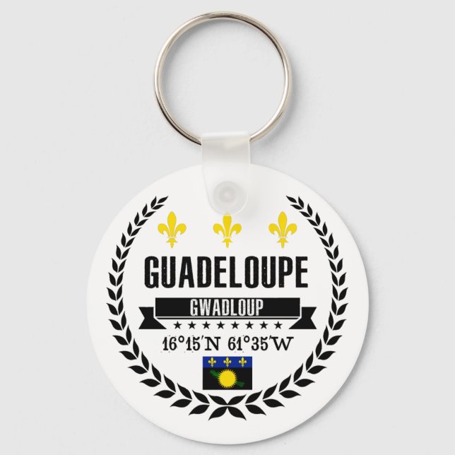 Guadeloupe Key Ring (Front)