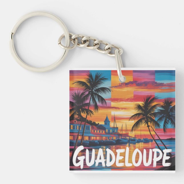 Guadeloupe Key Ring (Front)