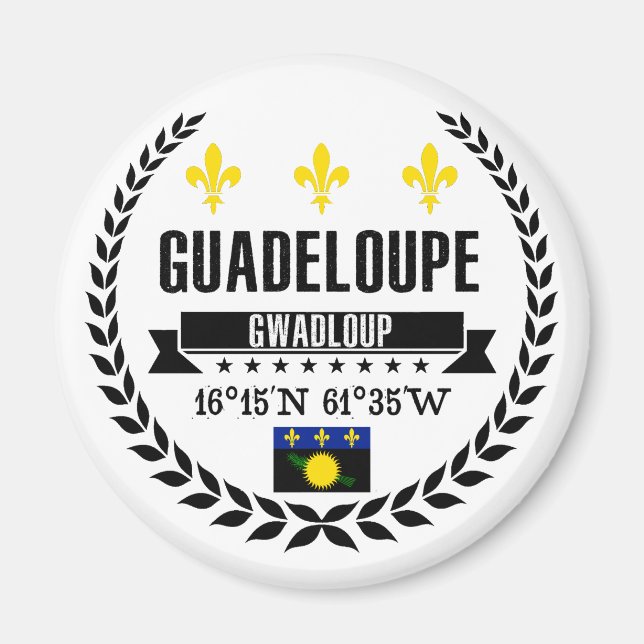 Guadeloupe Magnet (Front)
