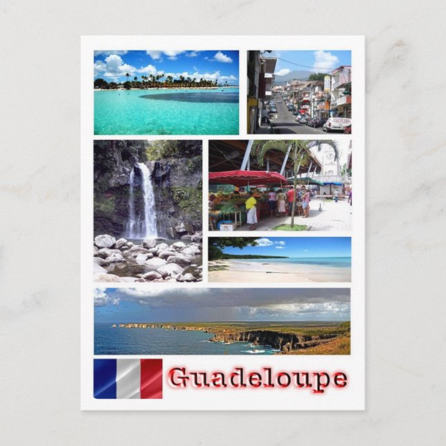 Guadeloupe - Mosaic - Postcard (Front)