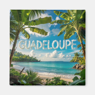 Guadeloupe: Tropical Escape, Paradise Beach Magnet