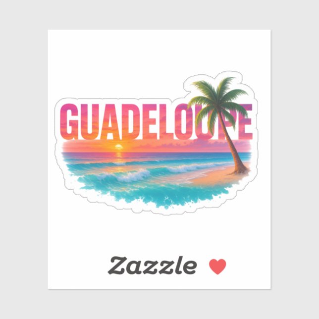 Guadeloupe Tropical Sunset (Sheet)