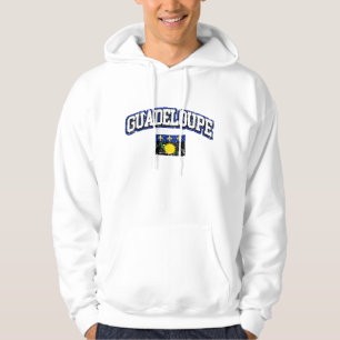Guadeloupe Vintage Flag Hoodie