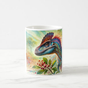 Guaibasaurus in watercolor 060924AREF119 - Waterco Coffee Mug