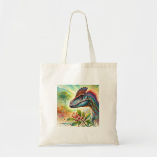 Guaibasaurus in watercolor 060924AREF119 - Waterco Tote Bag