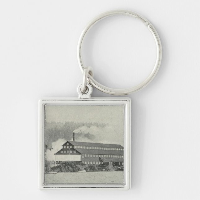 Gualala Mill, California Key Ring (Front)