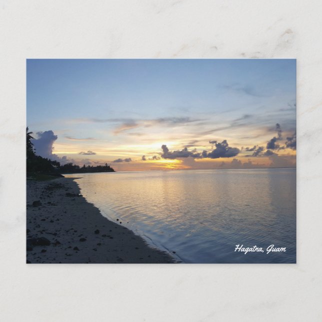 GUAM 671 Hagatna Bay Postcard (Front)