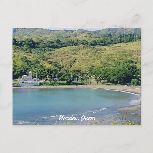 GUAM 671 Umatac Bay Postcard (Front)