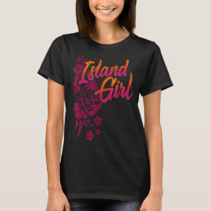 Guam Chamorrita Flower Guam Island Guamian Girl Ch T-Shirt