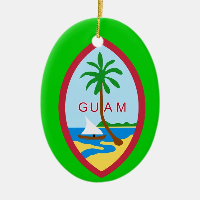 Guam* Christmas Ornament (Front)