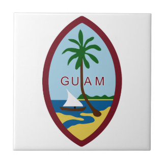 Guam Coat of Arms Ceramic Tile