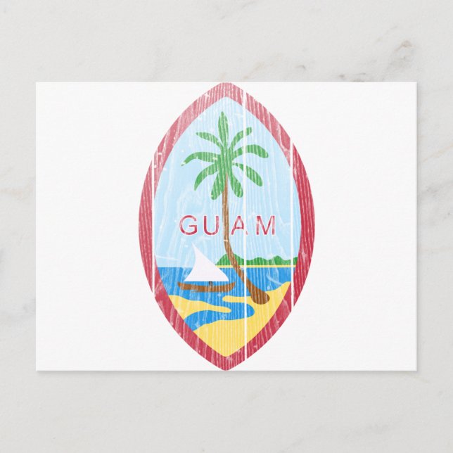 Guam Coat Of Arms Postcard (Front)