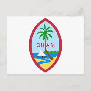 GUAM - emblem/flag/coat of arms/symbol Postcard