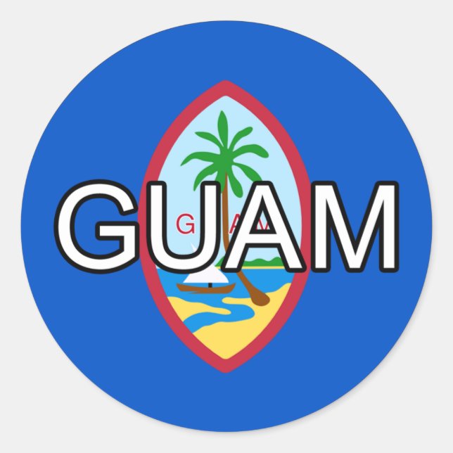 Guam Euro Sticker (Front)