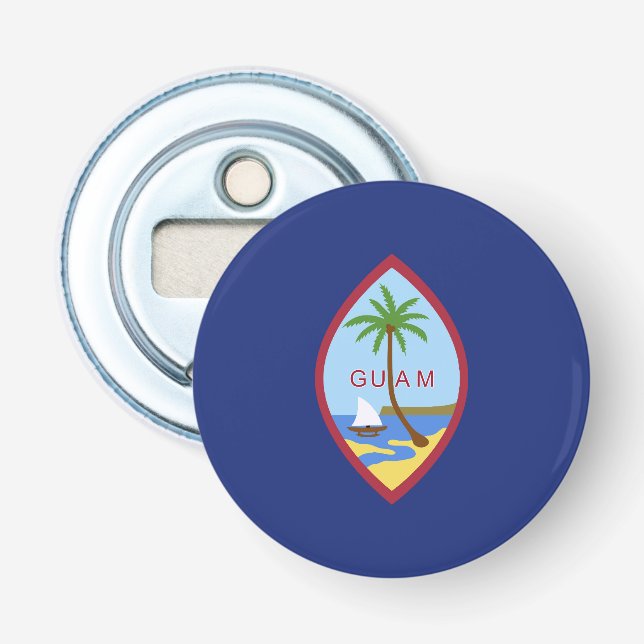 Guam flag bottle opener (Front)