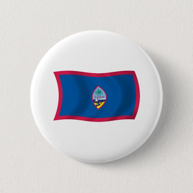 Guam Flag Button (Front)