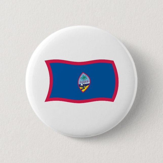 Guam Flag Button (Front)