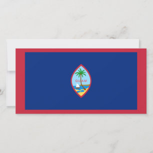 Guam Flag Card