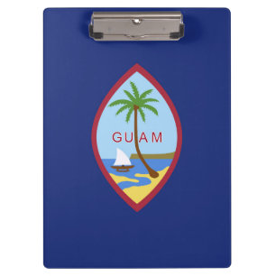 Guam flag clipboard