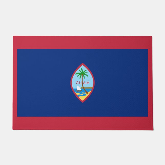 Guam Flag Doormat (Front)