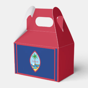 Guam flag favour box