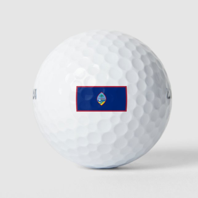Guam Flag Golf Balls (Front)