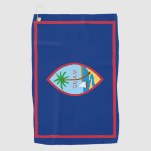 Guam flag golf towel