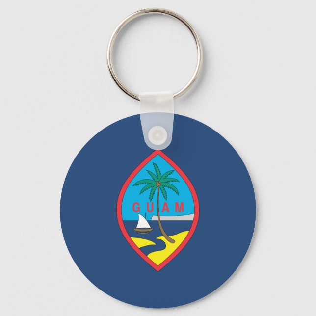 GUAM FLAG KEY RING (Front)