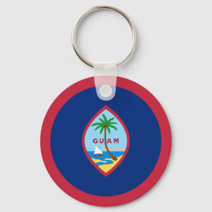 Guam Flag Key Ring