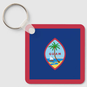 Guam Flag Key Ring