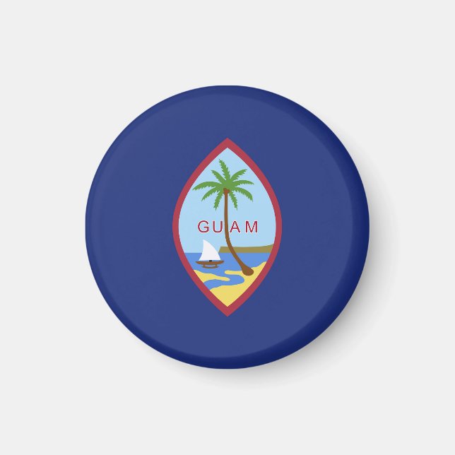 Guam flag magnet (Front)