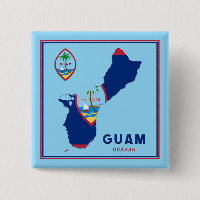Guam Flag Map & Seal