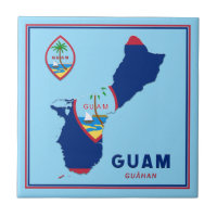 Guam Flag Map & Seal