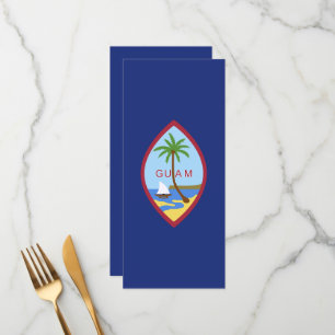 Guam flag menu
