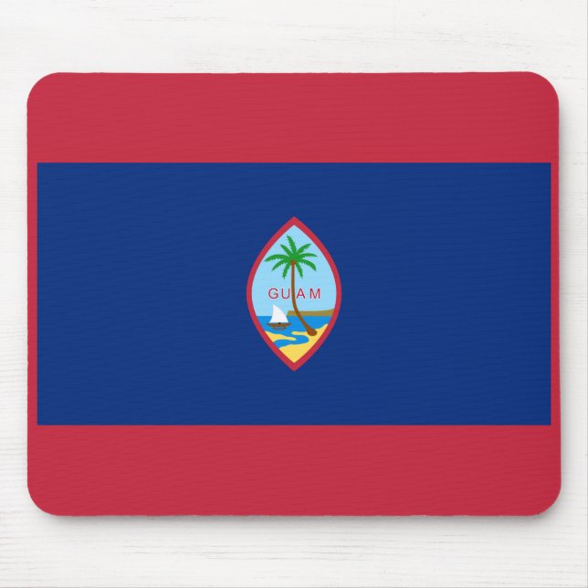 Guam Flag Mouse Pad (Front)