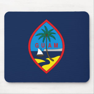 Guam Flag Mouse Pad