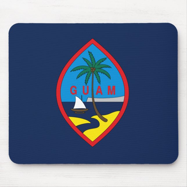 Guam Flag Mouse Pad (Front)