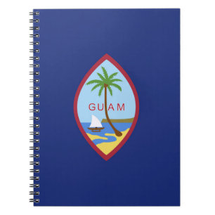 Guam flag notebook