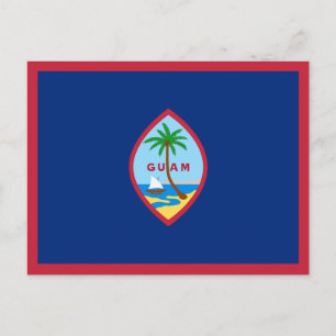 Guam Flag Postcard