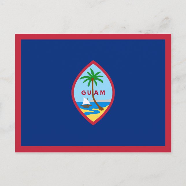 Guam Flag Postcard (Front)