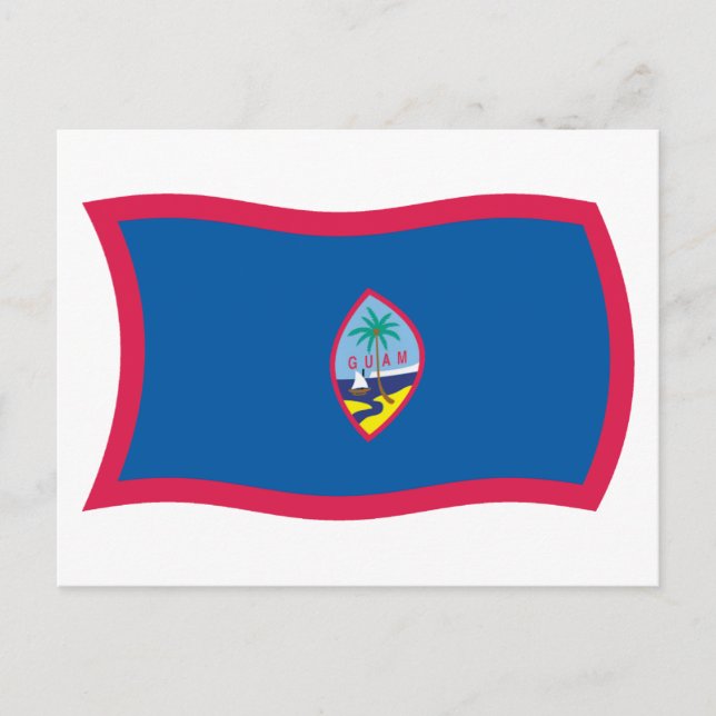 Guam Flag Postcard (Front)