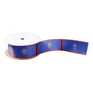 Guam Flag Satin Ribbon