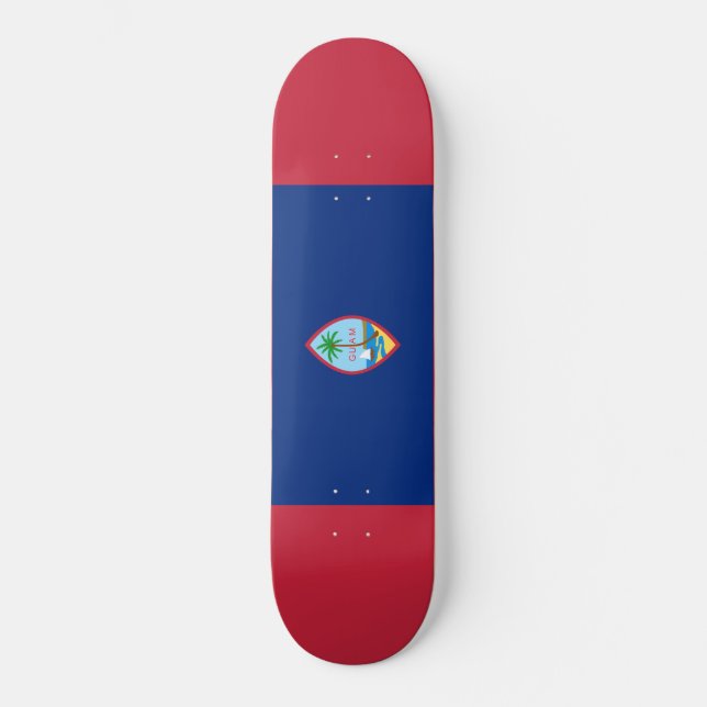 Guam Flag Skateboard (Front)