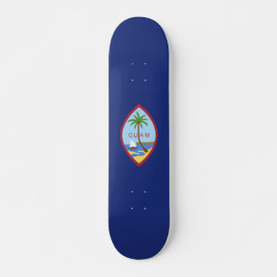 Guam flag skateboard
